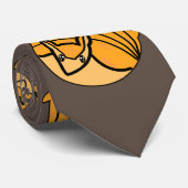 Cooles Armadillo-Design Krawatte (Gerollt)