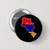 Cooles Armenien Button (Vorne & Hinten)