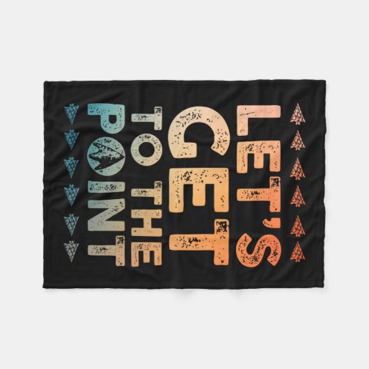 Cooles Arrowhead Junting Design für Männer Frauen Fleecedecke (Vorderseite (Horizontal))