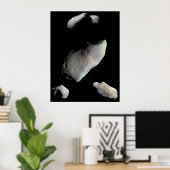 Cooles Asteroiden-Poster Poster (Heimbüro)