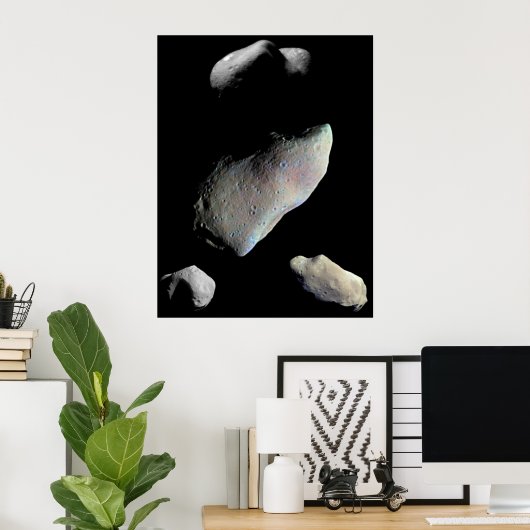 Cooles Asteroiden-Poster Poster (Heimbüro)