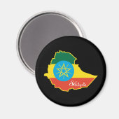 Cooles Äthiopien Magnet (Vorderseite/Rückseite)