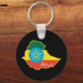 Cooles Äthiopien Schlüsselanhänger (Vorderseite)