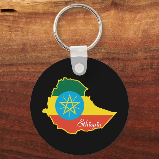 Cooles Äthiopien Schlüsselanhänger (Vorderseite)