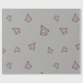 Cooles Augur Kryptowährungszeichen Geschenkpapier (Flach)