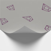 Cooles Augur Kryptowährungszeichen Geschenkpapier (Ecke)