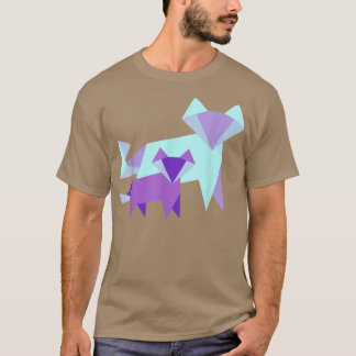 Cooles Aussehen Mutter Baby für Niedliche Origami  T-Shirt
