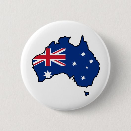 Cooles Australien Button (Vorderseite)