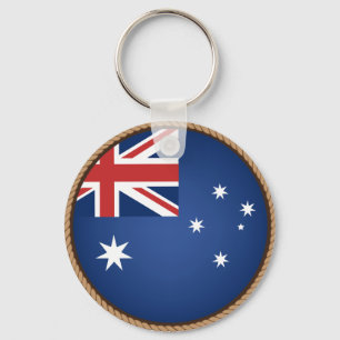 Cooles Australien Flaggen-Siegel-Schlüsselanhänger Schlüsselanhänger