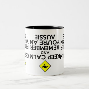 Cooles Australien Zweifarbige Tasse
