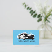 Cooles Auto im Detail Visitenkarten Visitenkarte (Stehend Vorderseite)