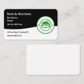 Cooles Auto und Autoabfall Visitenkarte (Vorne/Hinten)