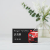 Cooles Automtive Thema Visitenkarte (Stehend Vorderseite)