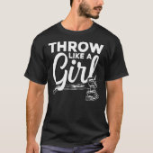 Cooles Ax-Throwing für Frauen Mädchen Lumberjack A T-Shirt (Vorderseite)