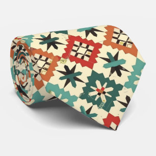 Cooles Aztekenkachelmuster Krawatte