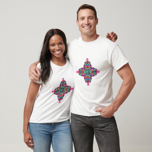 Cooles Aztezmuster T-Shirt (Unisex)