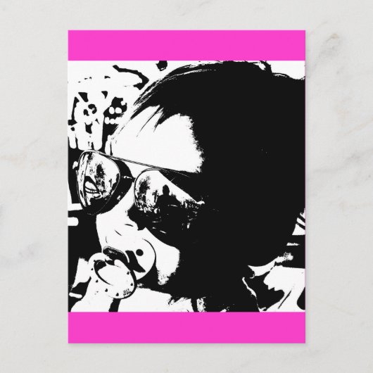 Cooles Baby Postkarte (Vorderseite)