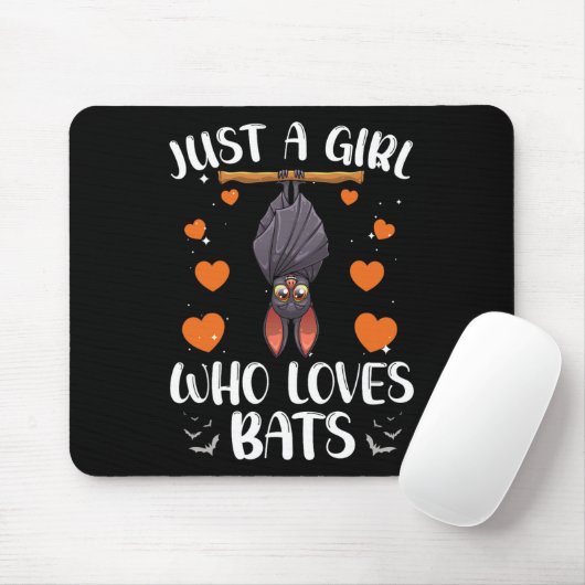 Cooles Bad für Frauen Mädchen Fruchtsaft Bat Liebh Mousepad (Mit Mouse)