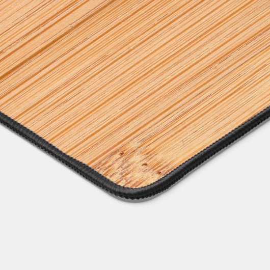 Cooles Bambusholz bedrucken Ihr Name Beruf Schreibtischunterlage (Ecke)