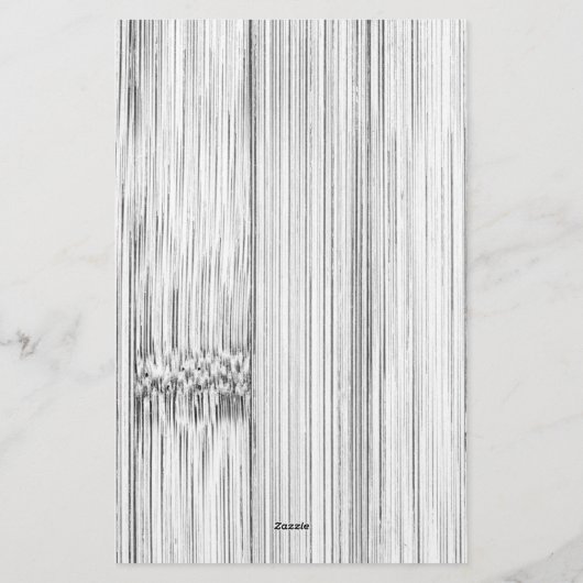 Cooles Bambusholz Briefpapier (Rückseite)