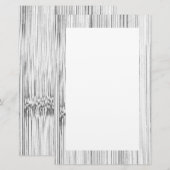 Cooles Bambusholz Briefpapier (Vorne/Hinten)