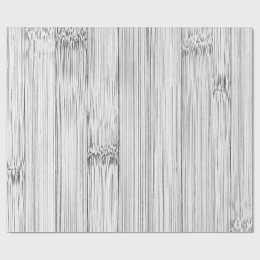 Cooles Bambusholz Geschenkpapier (Flach)