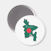 Cooles Bangladesch Magnet (Vorderseite/Rückseite)