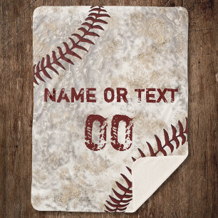 Cooles Baseball-Dekor für Boys Room, Baseball Sherpadecke