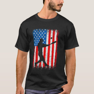 Cooles Baseball für Männer Frauen Jungen USA Spiel T-Shirt