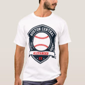 Cooles Baseball-Logo T-Shirt (Vorderseite)