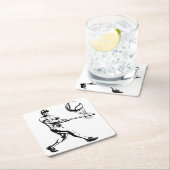 Cooles Baseball Player Untersetzer Set (Vor Ort)