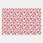 Cooles Baseball-Sportgeflecht Geschenkpapier Set (Vorderseite)