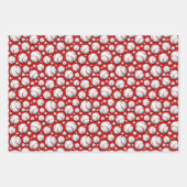 Cooles Baseball-Sportgeflecht Geschenkpapier Set (Vorderseite 3)