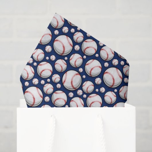 Cooles Baseball-Sportgeflecht Seidenpapier (Geschenktüte)