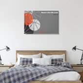 COOLES BASKETBALL Bar Mitzvah Sign-In Board Leinwanddruck (Insitu (Schlafzimmer))