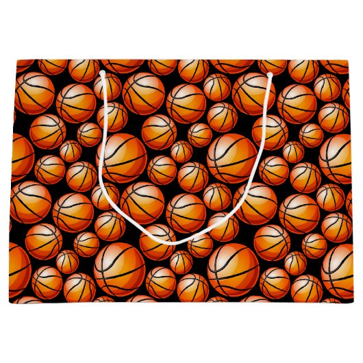 Cooles Basketball-Party Große Geschenktüte (Vorderseite)