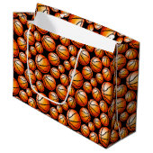 Cooles Basketball-Party Große Geschenktüte (Vorderseite Schrägansicht)