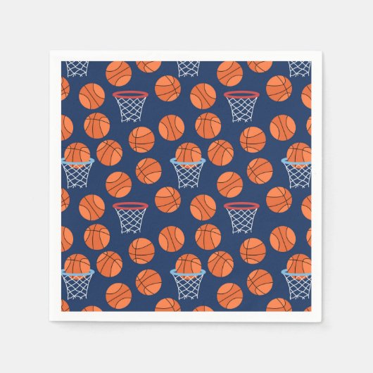 cooles Basketball-Party Serviette (Vorderseite)
