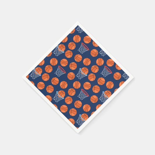cooles Basketball-Party Serviette (Ecke)