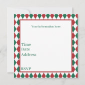 Cooles Basketball Pizza Party Einladung (Rückseite)