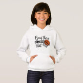cooles Basketball-Sportwort Hoodie (Vorne ganz)