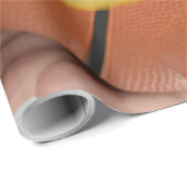 Cooles Basketballdesign Geschenkpapier (Rolleneckpunkt)