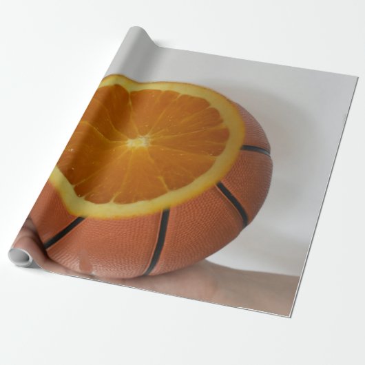 Cooles Basketballdesign Geschenkpapier (Ungerollt)