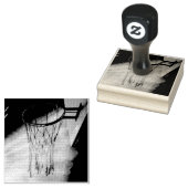 Cooles Basketballdesign Gummistempel (Stempel)