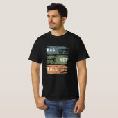 Cooles Basketballdesign in 3 Farben T-Shirt (Vorne ganz)