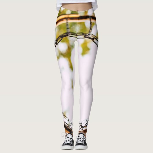 Cooles Basketballdesign Leggings (Vorderseite)