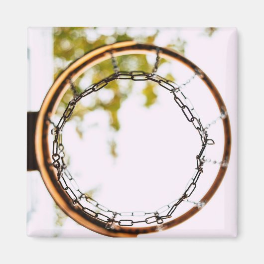 Cooles Basketballdesign Magnet (Vorne)