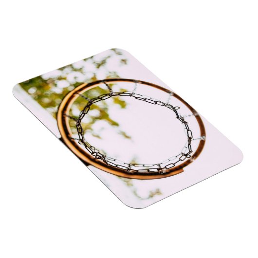 Cooles Basketballdesign Magnet (Rechte Seite)