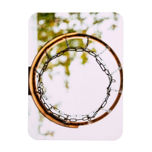 Cooles Basketballdesign Magnet (Vertikal)