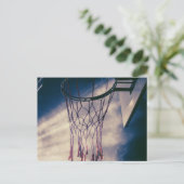 Cooles Basketballdesign Postkarte (Stehend Vorderseite)
